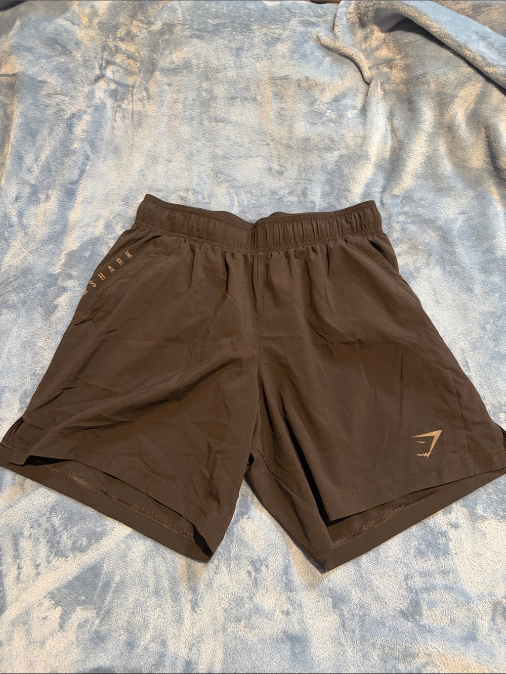 Gymshark Women Black Athletic Training Shorts with Subtle Logo